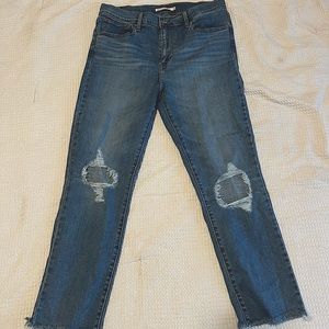 Levi 724 high rise jeans